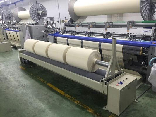 Horizontal Cloth Rolling Machine Winder Narrow Fabric Finishing