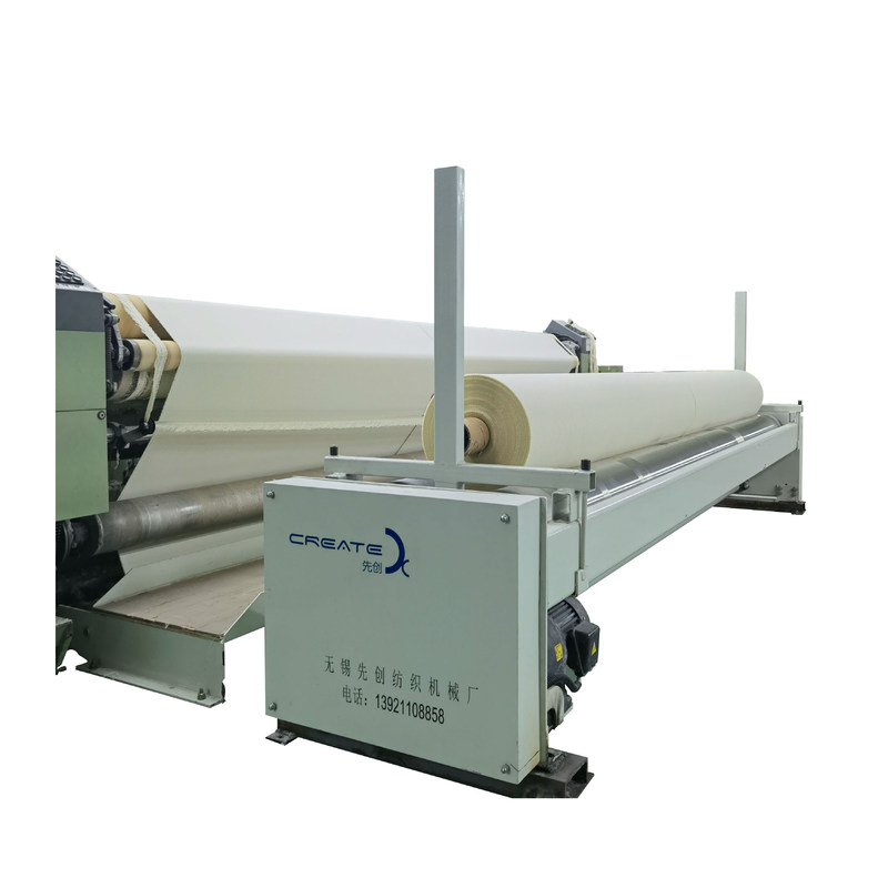 Horizontal Cloth Rolling Machine Winder Narrow Fabric Finishing